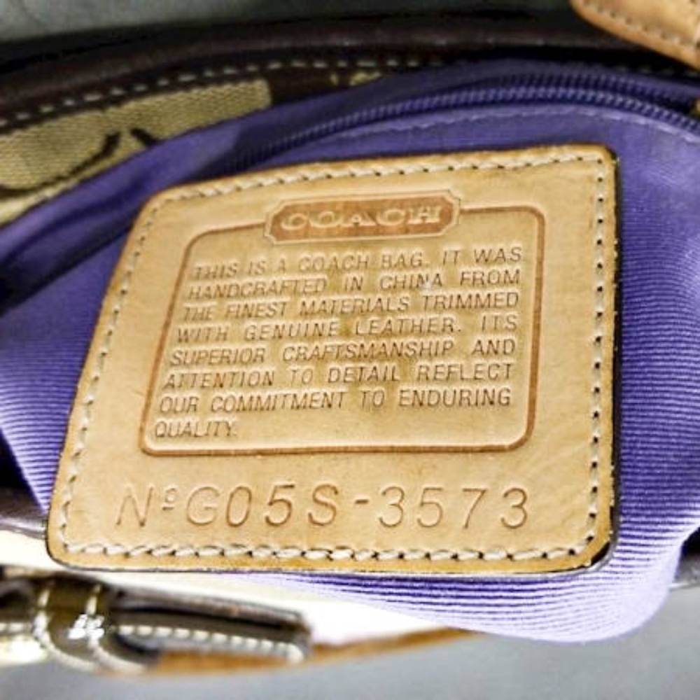 2 Vintage COACH Limited Ed Suede Patchwork Bags - Picture 4 of 8